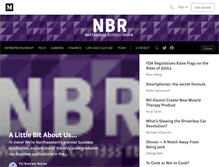 Tablet Screenshot of northwesternbusinessreview.org